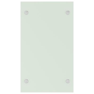 vidaXL Stojak na drewno opałowe, biały, 40x35x60 cm, szklany
