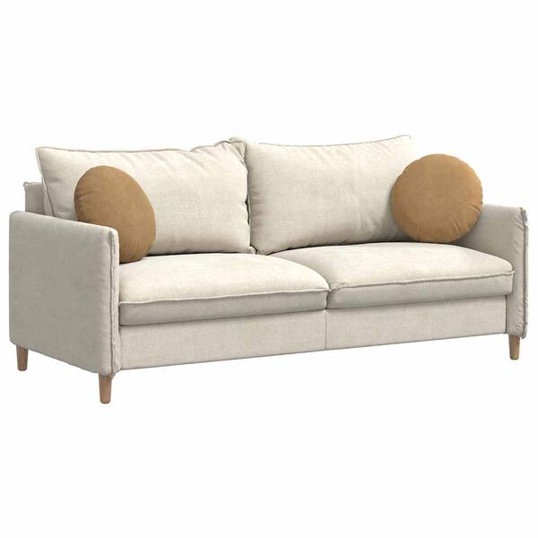 vidaXL Poduszki na siedziska 2 pcs Brązowy Ø 40 x 13 cm Aksamit