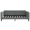 vidaXL Sofa rozsuwana, ciemnoszara, 90x190 cm, tkanina
