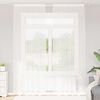vidaXL Firanka Koronkowa z zasłonami Biały 260 x 150 cm Poliester