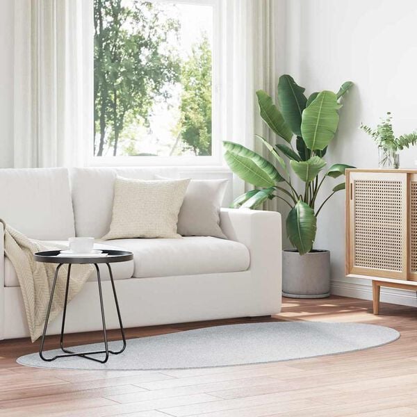 vidaXL Dywan Szary 100 x 200 cm Poliester