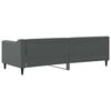 vidaXL Sofa z funkcją spania, ciemnoszara, 80x200 cm, obita tkaniną