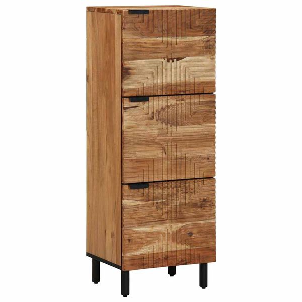 vidaXL Highboard Naturalny 40 x 33,5 x 110 cm Lite Drewno Akacji