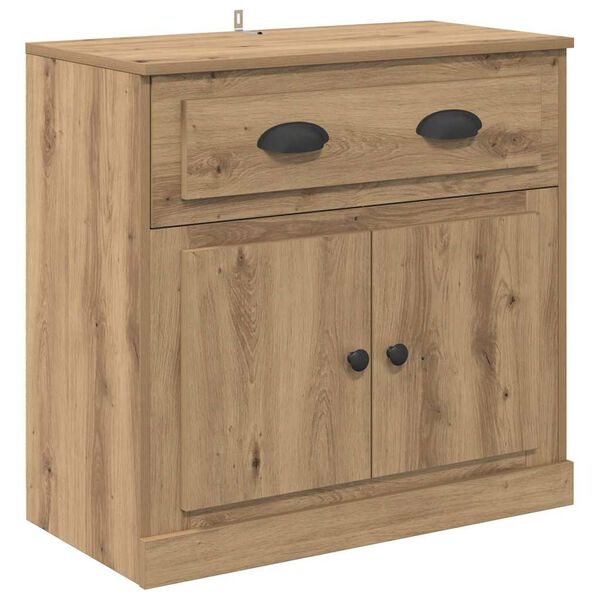vidaXL Highboard z szufladą Dąb rzemieślniczy 70 x 35,5 x 67,5 cm