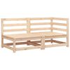 vidaXL Sofa ogrodowa, 2-osobowa, lite drewno sosnowe