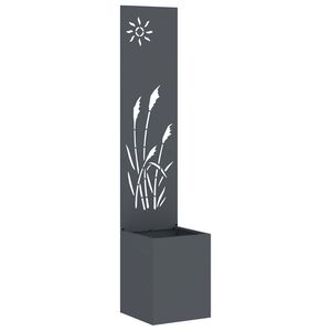 vidaXL Ekran zapewniający prywatność w ogrodzie Fretwork Antracyt