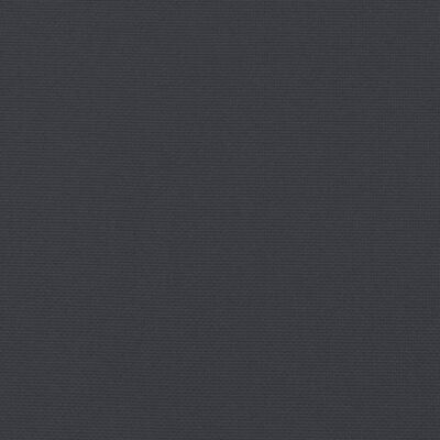 vidaXL Poduszka na ławkę ogrodową, czarna, 200x50x3 cm, tkanina