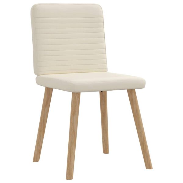 vidaXL Krzesła stołowe, 4 szt., lniane