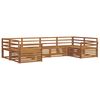 vidaXL Zestawy sof 6 pcs Naturalny Lite Drewno Akacji