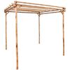 vidaXL Pergola bambusowa, 170x170x220 cm