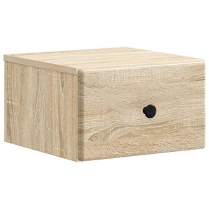 vidaXL Wisząca Szafka Nocna dąb Sonoma 34,5 x 33 x 20 cm