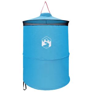 vidaXL Namiot Toaletowy z Wieszakiem 97 x 126 cm niebieski