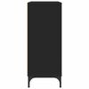vidaXL Bufet Czarny 79,5 x 33 x 82 cm Materiał drewnopochodny