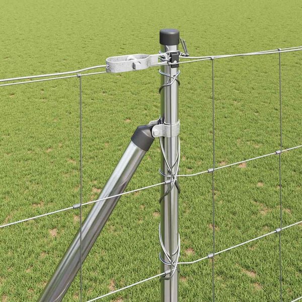 vidaXL Słupek ogrodzeniowy. Galwanizowany 25 x 1,6 m Stal