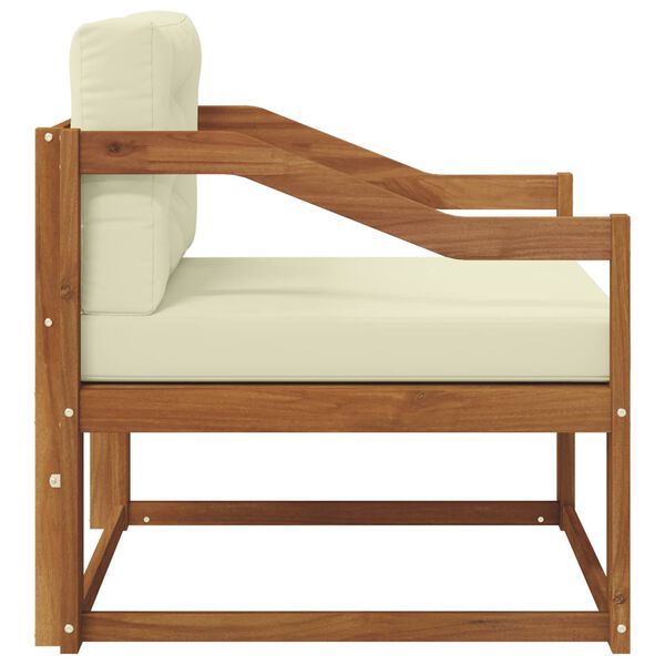 vidaXL Środkowa sofa ogrodowa Lite Drewno Akacji Naturalny