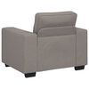 vidaXL Sofa Fotel Taupe 100x77x82 cm Tkanina