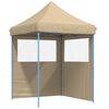 vidaXL Namiot Imprezowy 200 x 200 x 306 cm Beżowy Materiał Oxford