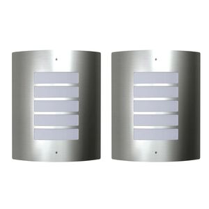 Lampy ścienne, zewnętrzne, wodoodporne, 2 w komplecie