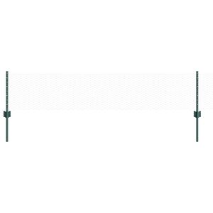 vidaXL Spawana siatka ogrodzeniowa 10 x 0,4 m (S x W) Stal pokryta PVC