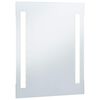 vidaXL Ścienne lustro łazienkowe z LED, 60 x 80 cm