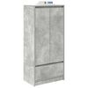 vidaXL Szafka z szufladą Beton Szary 55,5x34x119,5 cm Drewno klejone