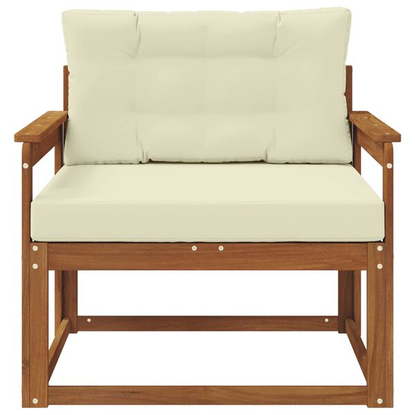 vidaXL Środkowa sofa ogrodowa Lite Drewno Akacji Naturalny