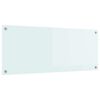 vidaXL Panel kuchenny Mleko 100 x 40 cm szkło hartowane