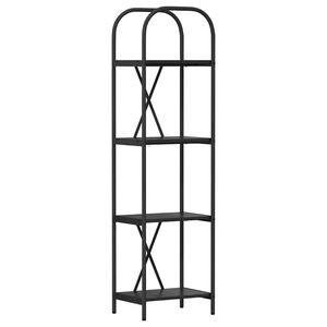 vidaXL P&oacute;łka na książki 4 poziomy 40 x 30 x 146 cm Drewno inżynieryjne