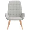 vidaXL Fotel relaksacyjny Cloud Grey Fabric