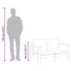 vidaXL Sofa ogrodowa z poduszkami, 2-osobowa, lite drewno akacjowe