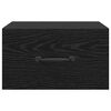 vidaXL Szafka Nocna Czarny Dąb 35 x 35 x 20 cm Materiał drewnopochodny
