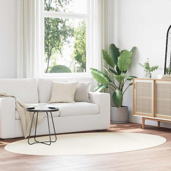 vidaXL Dywany pokojowe HUARTE Kremowy 160 x 230 cm 100% poliester