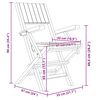 vidaXL Składane krzesła ogrodowe, 2 szt., 55x61x90 cm, drewno tekowe