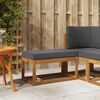 vidaXL Stołek Ławka na Zewnątrz Lite Drewno Akacji Naturalny