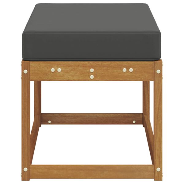 vidaXL Stołek Ławka na Zewnątrz Lite Drewno Akacji Naturalny