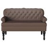 vidaXL Fotel Chesterfield Brązowy 119.5 x 64.5 x 75 cm
