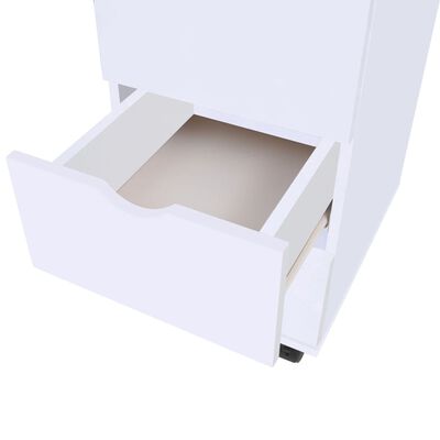 vidaXL Szafka z szufladami, 33 x 45 x 60 cm, biała