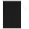 vidaXL Żaluzja wenecka Czarny 150 x 90 cm 25 mm PVC