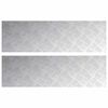 vidaXL Stopień 2 szt. 100 x 30 cm Srebrny Aluminium Prostokątny
