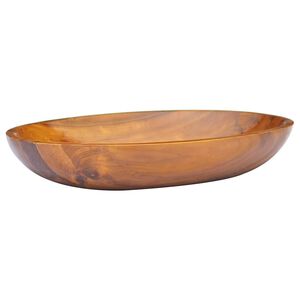 vidaXL Umywalka z drewna tekowego, 60x40x10 cm