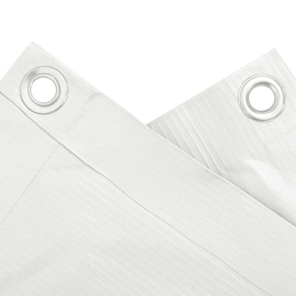 vidaXL Osłona balkonowa, biała, 700x75 cm, PVC