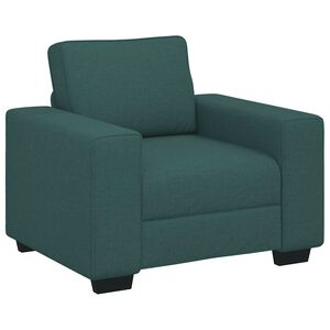 vidaXL Sofa Fotel Ciemnozielony 60 cm Tkanina