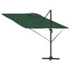 vidaXL Parasol Roma Zielony 286 x 284 x 265 cm Aluminium i Poliester