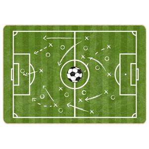 vidaXL Dywan dziecięcy, zielony, 160x230 cm, boisko do piłki nożnej, zmywalny