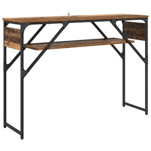 vidaXL StolikKonsolowy Stare drewno Drewno inżynieryjne 105x30x75cm