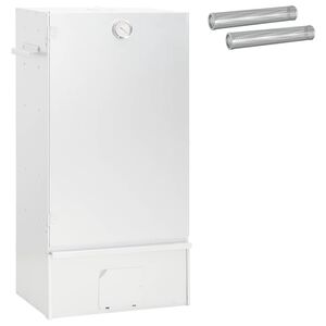 vidaXL Wędzarnia 3 pcs 44,5 x 29 x 83 cm Stal galwanizowana srebrny
