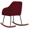 vidaXL Fotel bujany, winna czerwień, tapicerowany aksamitem