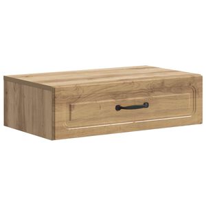 vidaXL Stolik boczny montowany na ścianie Dąb artisan