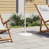 vidaXL Podstawa pod parasol, biała, 45x45x30 cm, żeliwo