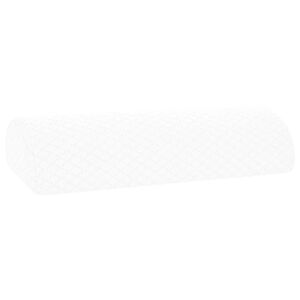 vidaXL Poduszka na nogi Gładki Biały 52 x 20 x 12 cm Pianka z pamięcią